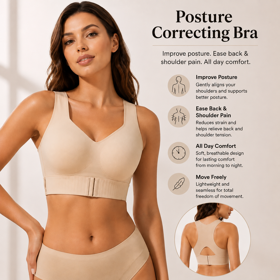 Seamless Posture Correcting Bra 1